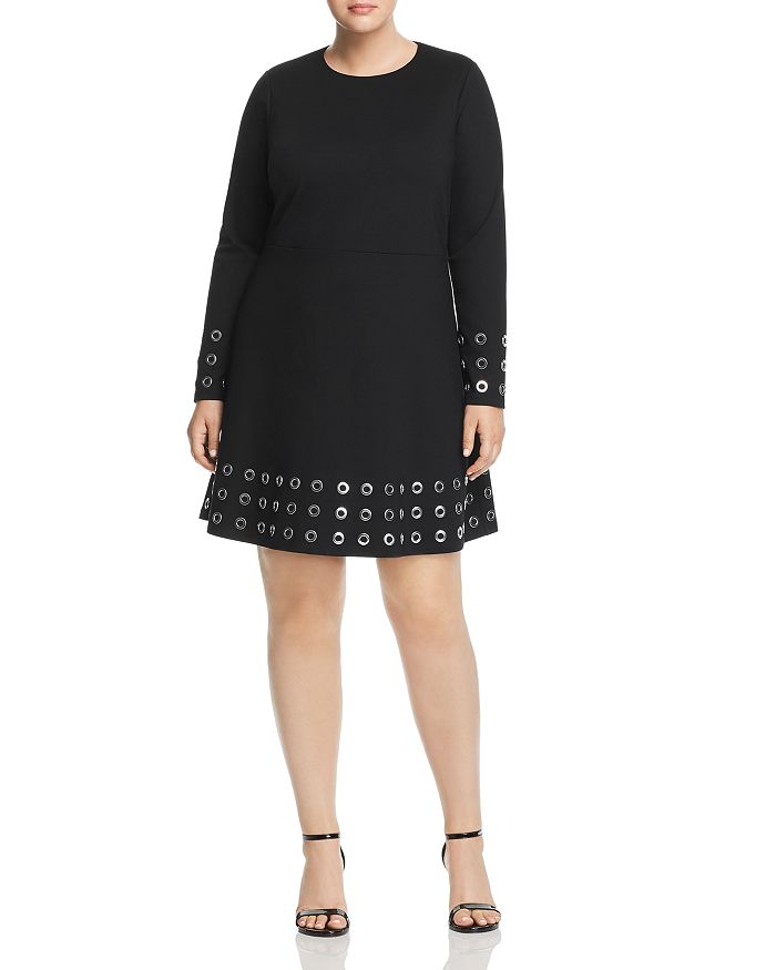 MICHAEL Michael Kors Plus Grommet Trim Dress Bloomingdale s