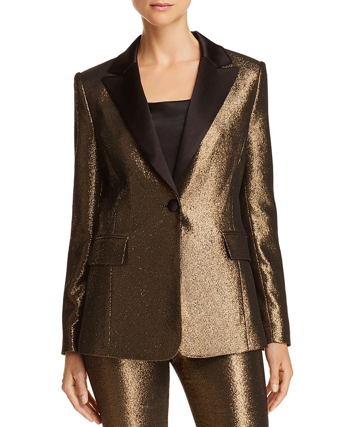 Alice and Olivia - Robert Metallic Blazer