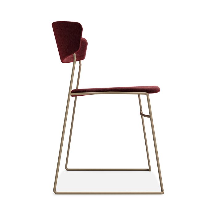 Huppe Wolfgang Dining Chair In Burgundy