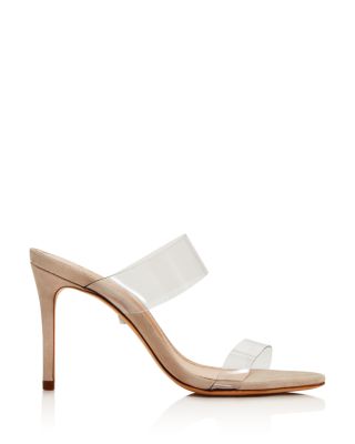Women's Ariella Clear Strap High-Heel Slide Sandals