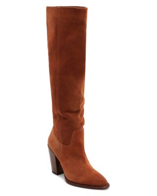 Kylar Suede Over-the-Knee Slouch Boots 
