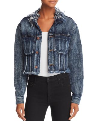 true religion cropped jacket