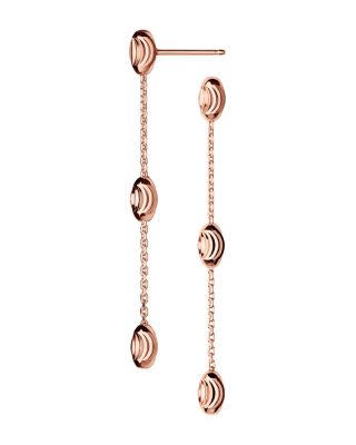 links of london rose gold earrings