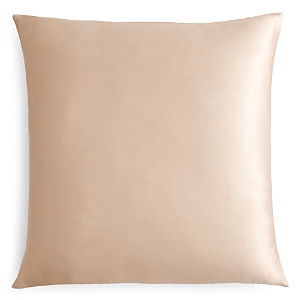 Gingerlily Silk Solid Euro Sham In Nude