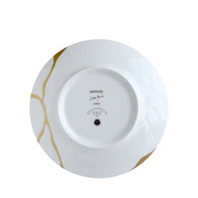 Kintsugi-Sarkis 24K Gold Coupe Salad Plate