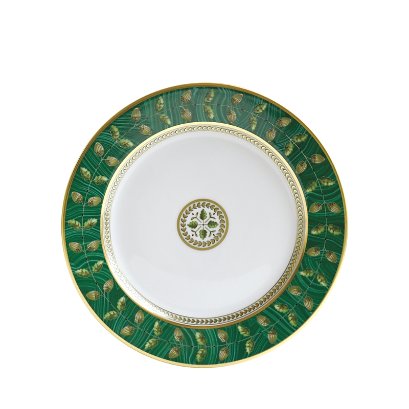 Bernardaud Constance Malachite Salad Plate In Green