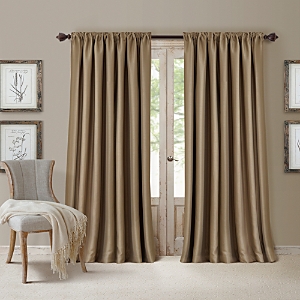 Elrene Home Fashions All Seasons Blackout Curtain Panel, 52 X 84 In Antique Gold