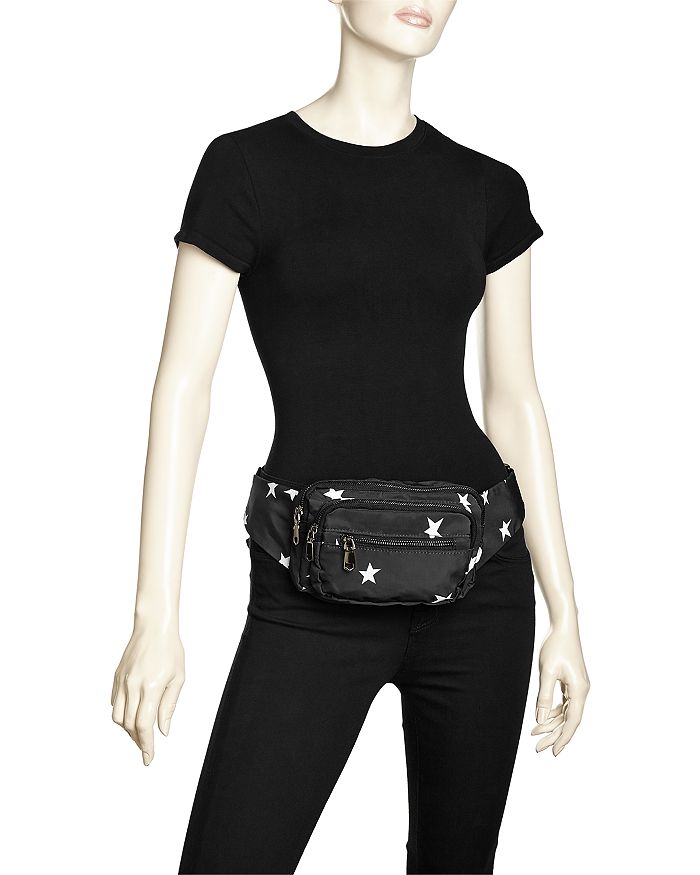 Shop Sol & Selene Hip Hugger Medium Belt Bag In Black Star/black