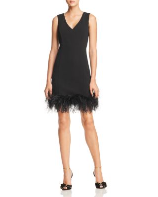 feather cocktail dress under 100