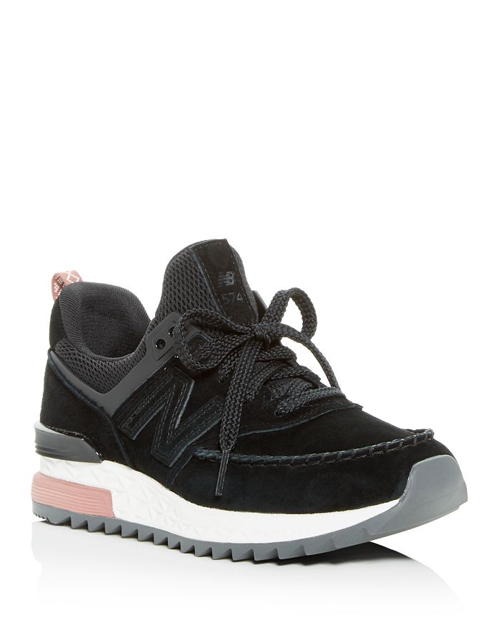 New Balance Women's 574 Sport Lace-up Sneakers In Black