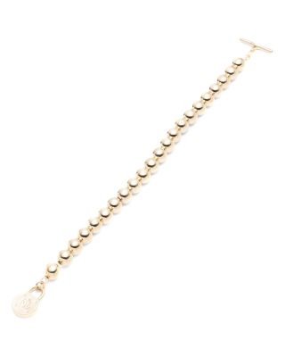 ralph lauren gold bead bracelet