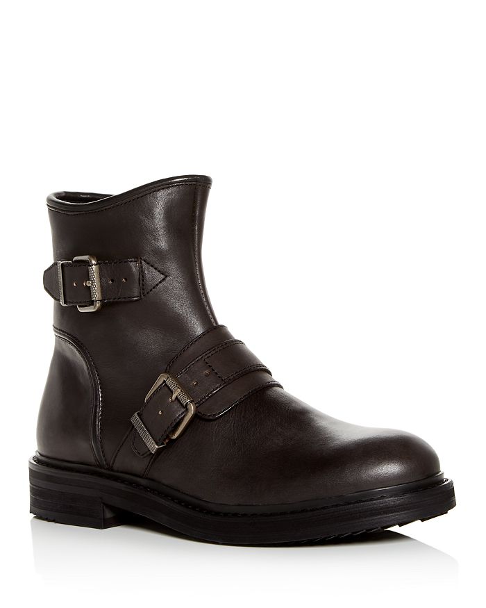 John Varvatos Star USA Men s Cooper Leather Moto Boots