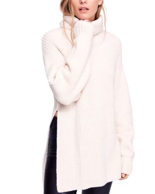 free people turtleneck tunic sweatshirt