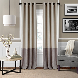 Elrene Home Fashions Braiden Color Block Blackout Curtain Panel, 52 X 95 In Linen