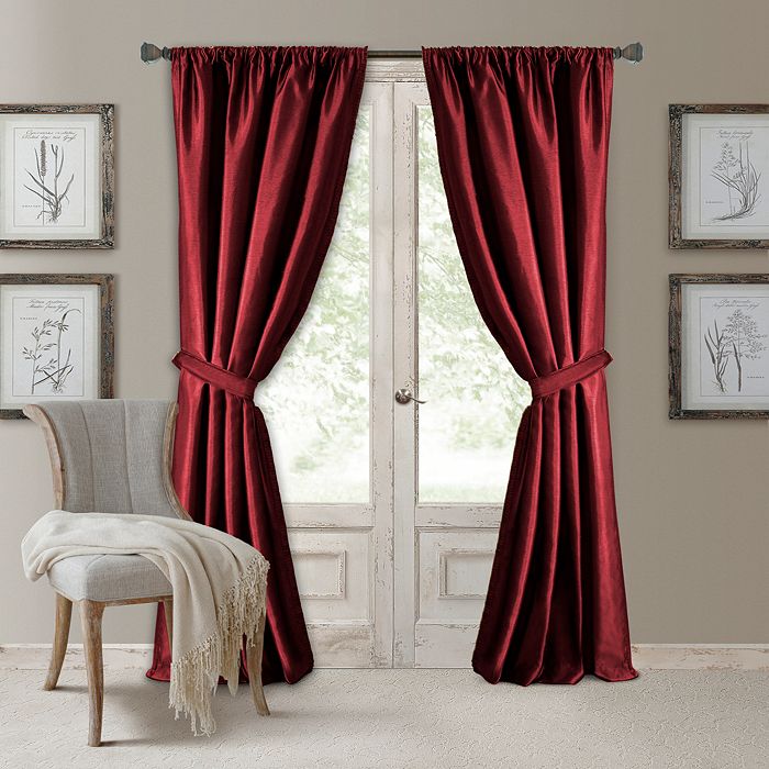 Elrene Home Fashions Versailles Blackout Window Panel, 52 X 84 In Rouge