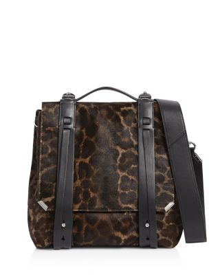 all saints leopard backpack