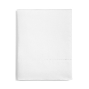 Hudson Park Collection 680tc Flat Sateen Sheet, Queen - 100% Exclusive In White
