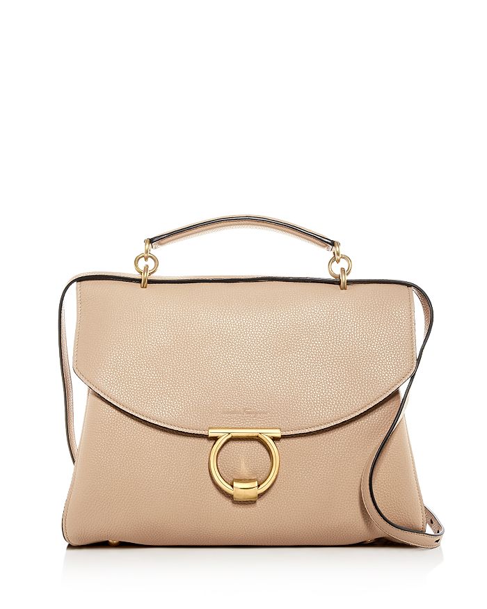 Salvatore Ferragamo Margot Medium Leather Satchel Bloomingdale s