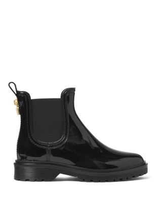 Bottes De Pluie Twisted Becca Pour Femme - Taille 8 - Doublure Polaire Et Cuir Imperméable - Bleu Marine