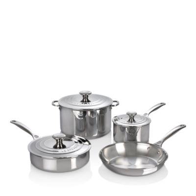 Signature Stainless Steel 7-Piece Cookware Set