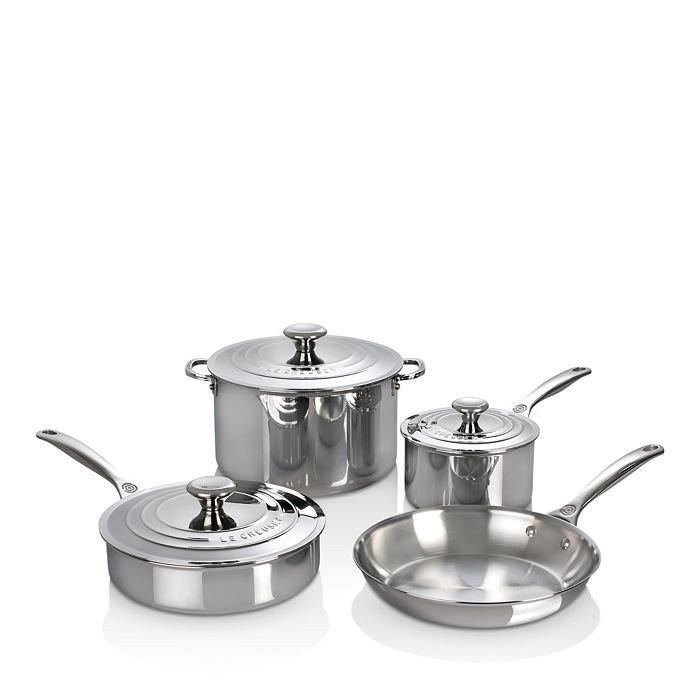 Le Creuset - Stainless Steel 7-Piece Cookware Set