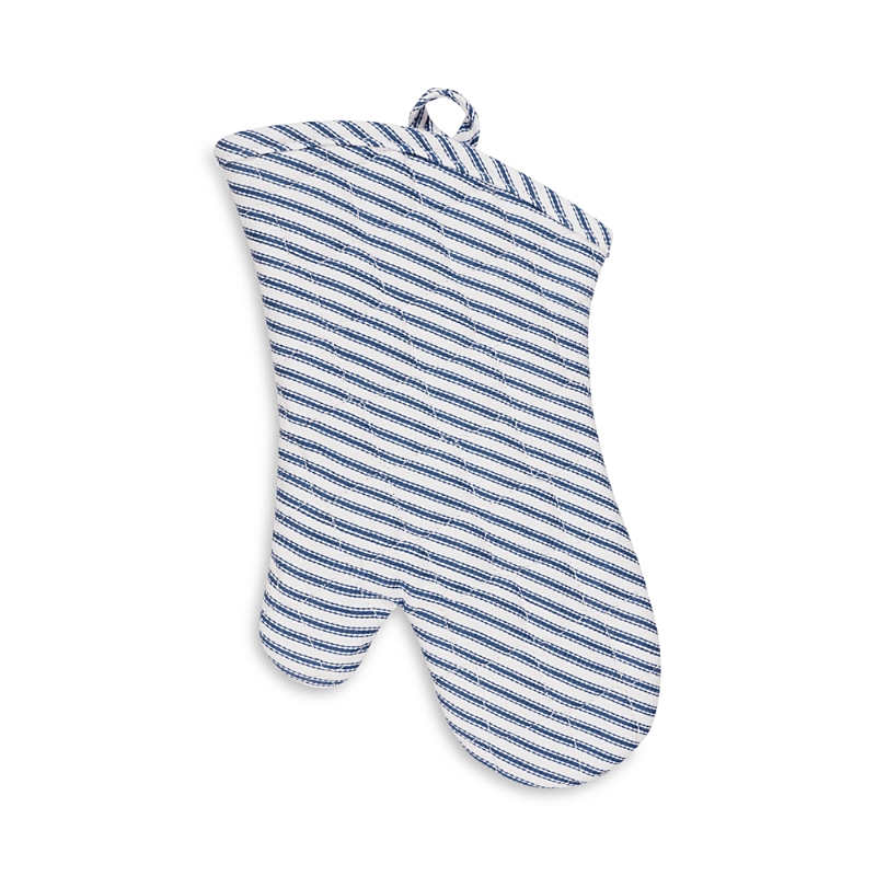Kaf Home Striped Oven Mitt In Blue