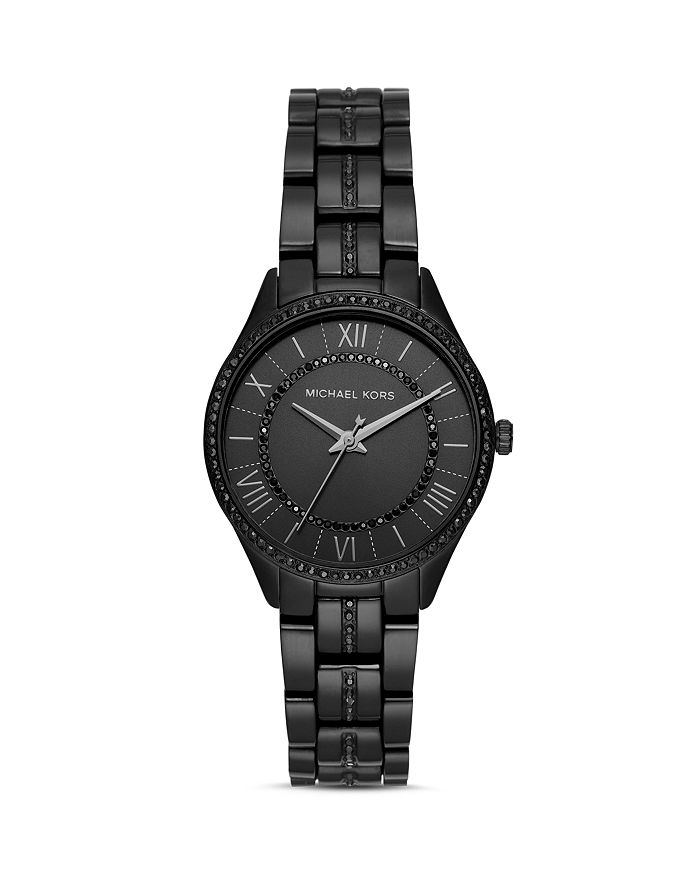 Michael Kors Mini Lauryn Black Watch, 33mm | Bloomingdale's