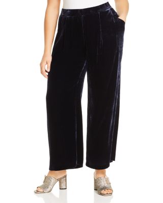 eileen fisher velvet wide leg pants