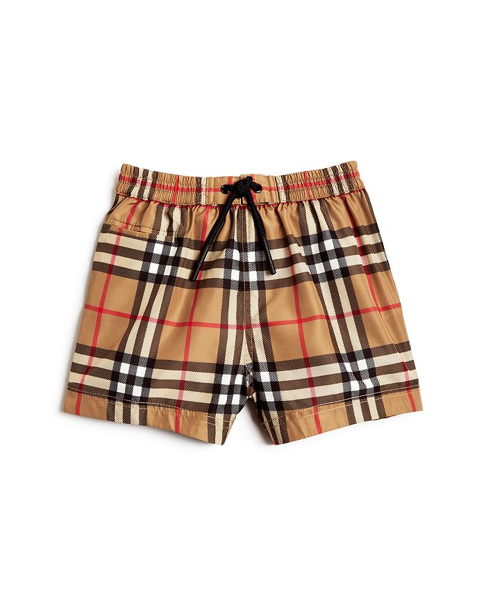 Burberry Boys' Galvin Check Swim Trunks Baby Bloomingdale's