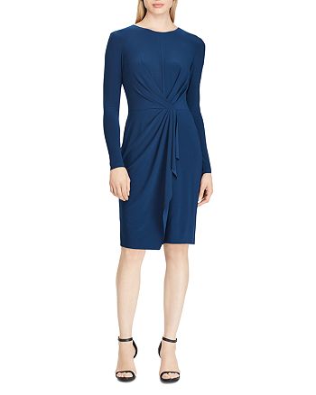 Ralph Lauren Pleated Jersey Dress | Bloomingdale's