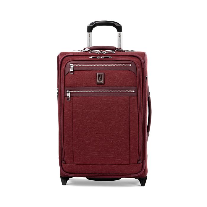 Travelpro Platinum Elite International Expandable Carry On Spinner In Bordeaux