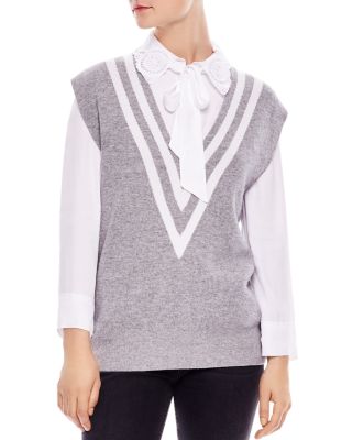 sandro knit vest