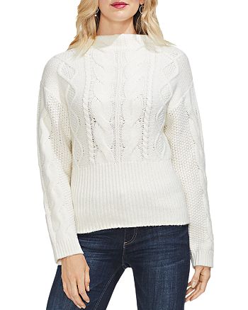 VINCE CAMUTO Cable-Knit Sweater | Bloomingdale's