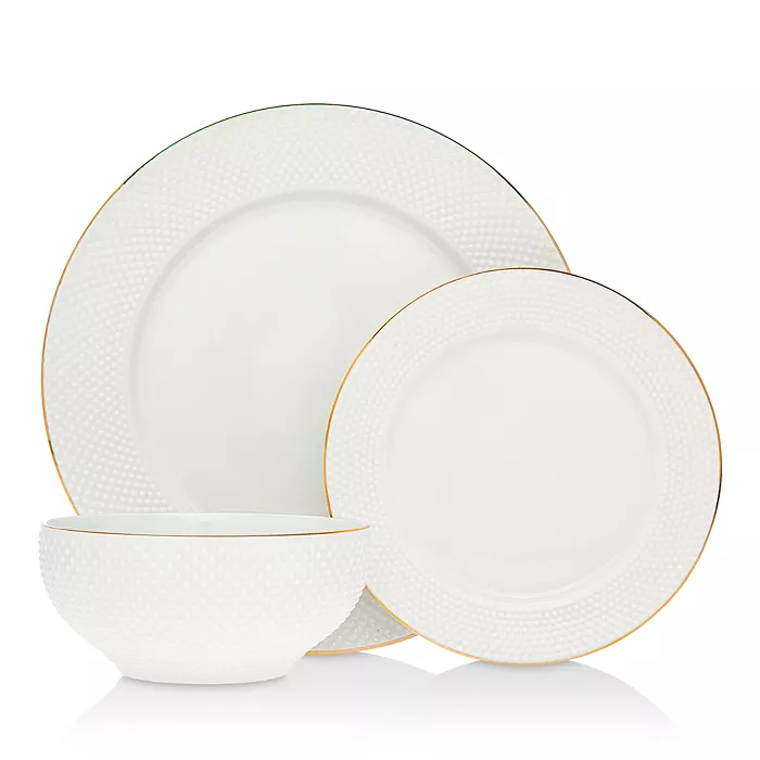 Pique 24K Gold 18-Piece Dinnerware Set - 100% Exclusive