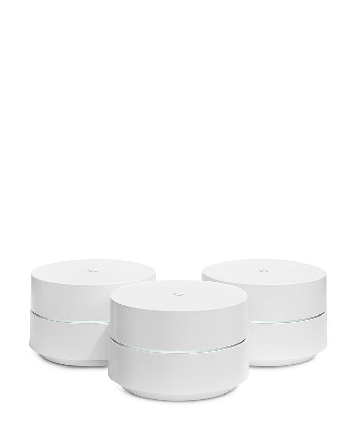 Google Wifi Points With Power Adapters, 3-pack In White
