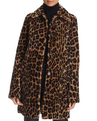 Maximilian Furs Maximilian Furs x Leopard Print Lamb Shearling Coat Bloomingdale s