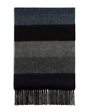 The Men's Store at Bloomingdale's Block Stripe Cashmere Scarf - 100% Exclusive