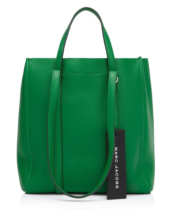 Marc Jacobs Tag 27 Pebbled Leather Tote In Pepper Green