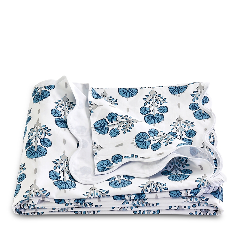 Matouk Joplin Duvet Cover, Full/queen In Mineral Blue