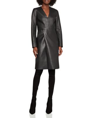 bcbgmaxazria leather dresses