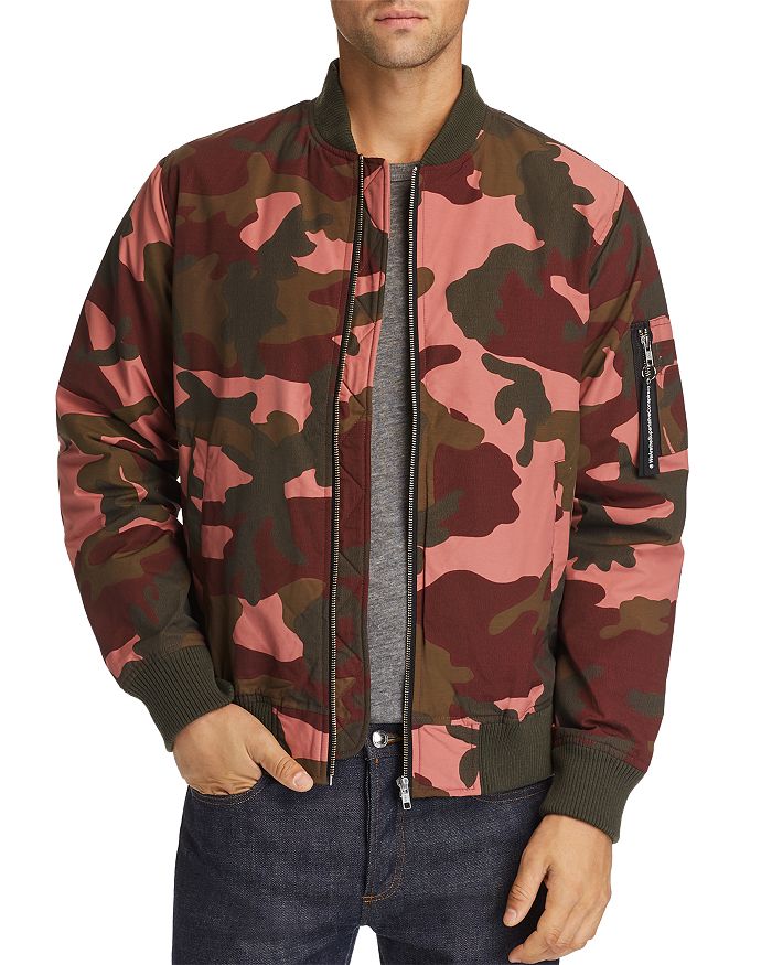 WeSC Camouflage Print Bomber Jacket Bloomingdale s