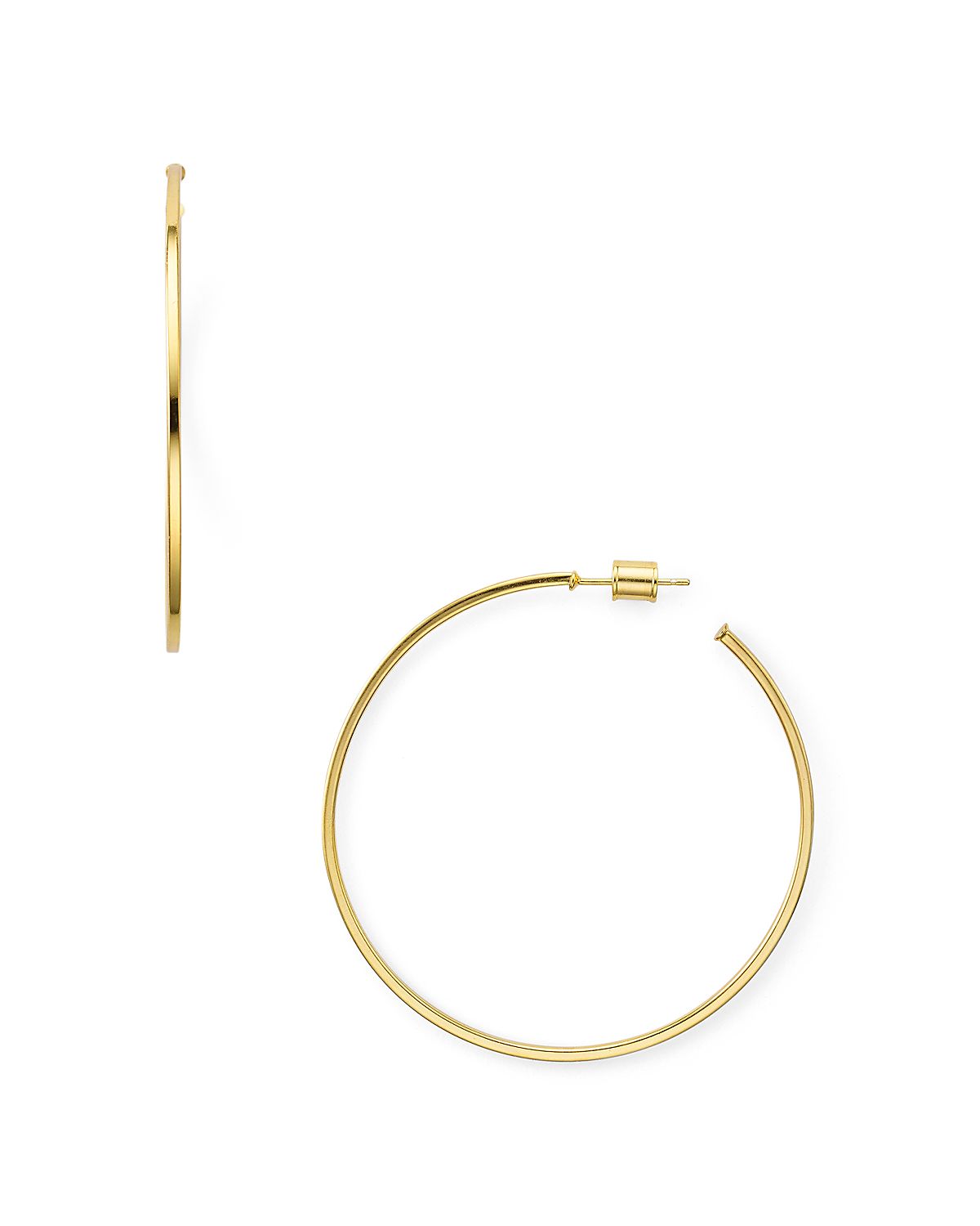 Aqua Medium Hoop Earrings