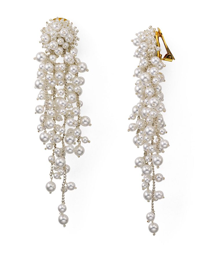 Oscar de la renta delicate flower earrings outlet
