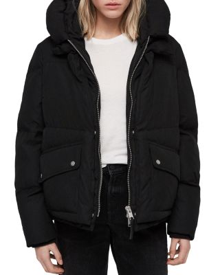 all saints puffer jacket women's