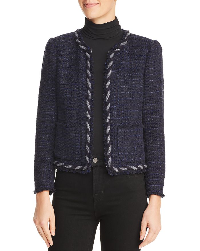 Rebecca Taylor Crochet Tweed Jacket | Bloomingdale's