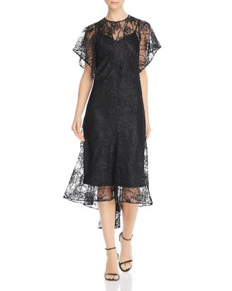 Divine Heritage Lace Midi Dress | Bloomingdale's