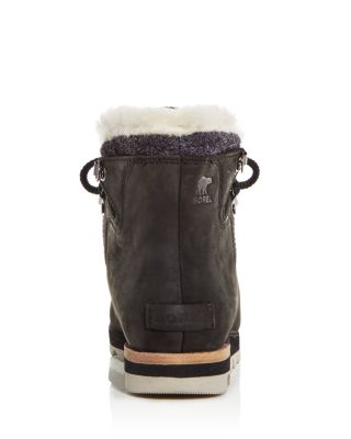 Sorel Women's Sneakchic Alpine Holiday Shearling Waterproof Cold