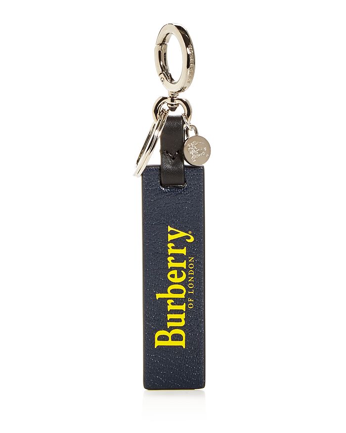 Burberry Crest Print Leather Key Fob Bloomingdale's