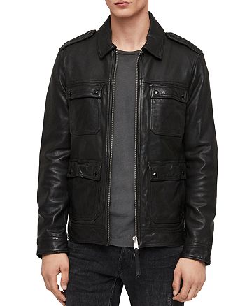 ALLSAINTS Kage Leather Jacket | Bloomingdale's