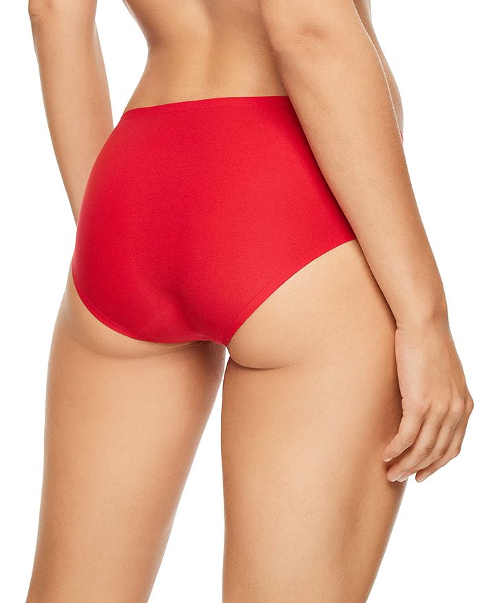 Chantelle Soft Stretch One-size Seamless Hipster In Poppy Red